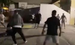 Kuşadası’nda otoparkta tekme ve yumruklar havada uçuştu