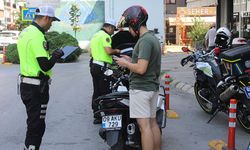 Aydın’da motosiklet sürücüleri denetlendi