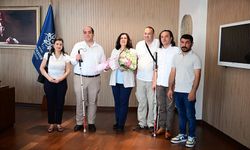 Çerçioğlu'na Başkan Özen ve dernek üyelerinden ziyaret