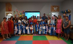 Minikler mezuniyet heyecanı yaşadı