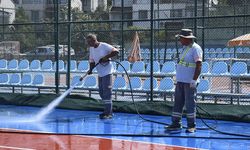 Kuşadası Tenis Kulübünde kapsamlı temizlik çalışması