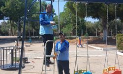 Didim Belediyesi parklarda çalışmalarını sürdürüyor