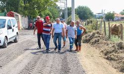 Başkan Güler yol çalışmalarını yerinde inceledi