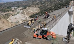 Sarıçay Barajı'nda sona doğru