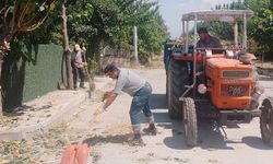 Köşk’te park ve yeşil alanlarda bakım çalışmaları sürüyor