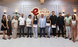 Efeler’in merkezlerinde hayallerine ulaşan gençler Başkan Yetişkin’le buluştu