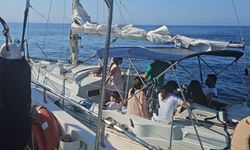 Didim açıklarında yaşam savaşı: Yelkenli teknedeki göçmenler kurtarıldı