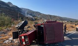 Aydın'da traktör devrildi: 1 yaralı