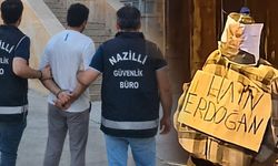 Nazilli’de üst geçide maket asan şüpheli tutuklandı