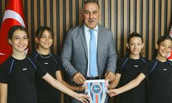Müdür Yığmatepe başarılı sporcuları ağırladı