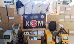 Aydın'da 5 adrese eş zamanlı kaçakçılık operasyonu