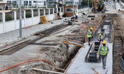 Büyükşehir'in Söke'de altyapı çalışmaları sürüyor