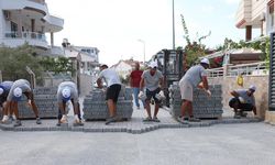 Didim Belediyesi’nden parke taşı çalışması