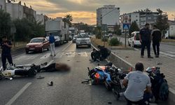 Aydın’da  motosikletler çarpıştı: 3 yaralı