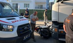 Nazilli’de TIR ile motosiklet çarpıştı: 2 yaralı