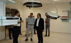Atatürk Devlet Hastanesi’nin yeni hizmet binasında çalışmalar hız kazandı