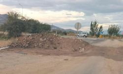 Aydın-Koçarlı yolunda tepki çeken görüntü