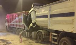 Aydın- İzmir Otobanında TIR’lar birbirine girdi