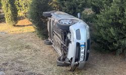 Aydın’da otomobil devrildi: 2 yaralı