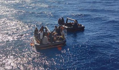 Didim’de 21 düzensiz göçmen kurtarıldı