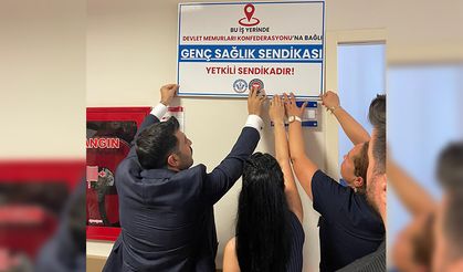 Genç Sağlık Sendikası Genel Merkezi'nden Aydın'a çıkartma