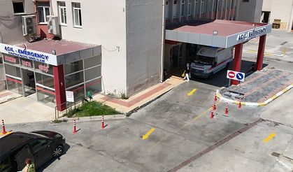 Söke Devlet Hastanesi’nde Ambulans Dönüş Alanı tamamlandı