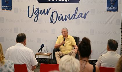 Duayen Gazeteci Uğur Dündar Kuşadası’nda