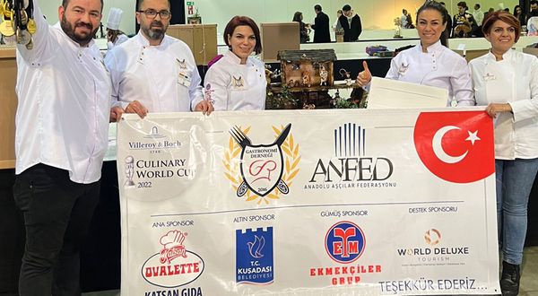 Kuşadası Belediyesi sponsorluğunda uluslararası gastronomi başarısı