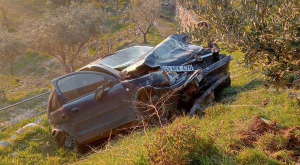 Aydın’da tek taraflı trafik kazası