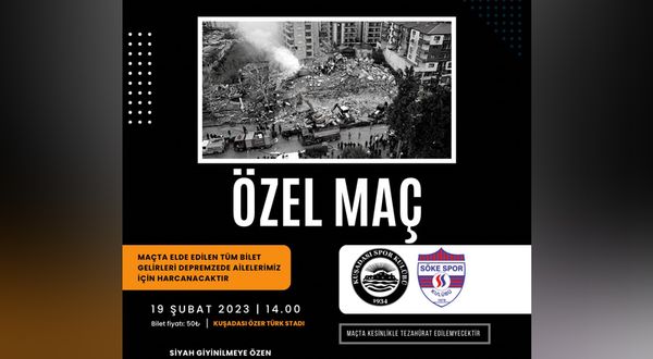 Aydın’ın en anlamlı maçı Pazar günü