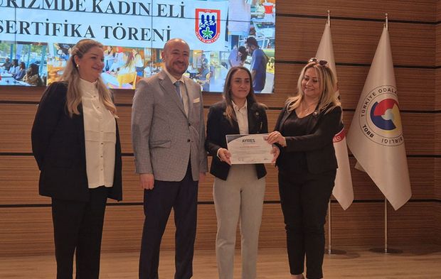 AYTO’da  girişimci kadınlara sertifikaları takdim edildi