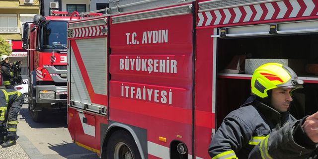 Aydın'da otoparkta yangın çıktı