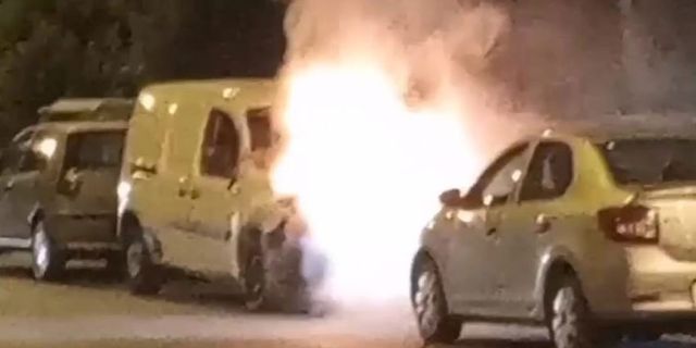 Aydın’da araç yangını panik yarattı