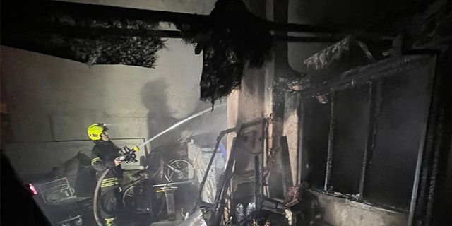 Aydın’da korkutan ev yangını