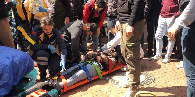 Aydın’da iki motosikletin çarpıştığı kazada 2 kişi yaralandı