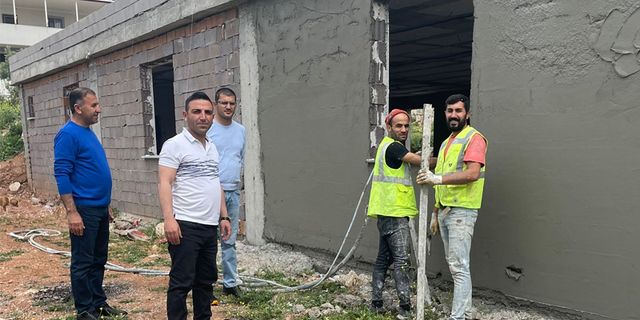 Denizköy Taziye evi inşaatı yeniden başladı