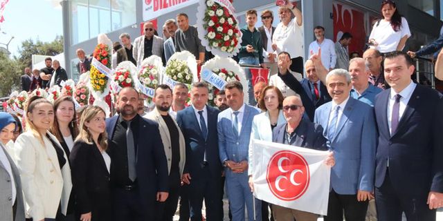 MHP ilçe Seçim Ofisi, Didim’de görkemle açıldı