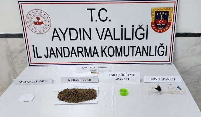 Aydın'da otomobilde  uyuşturucu ele geçirildi