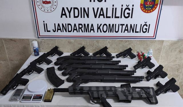 Aydın’da silah kaçakçılığı operasyonu