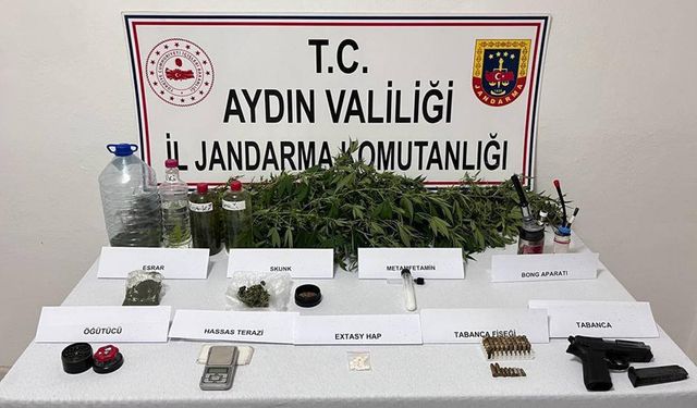 Kuşadası’nda jandarmadan uyuşturucu operasyonu