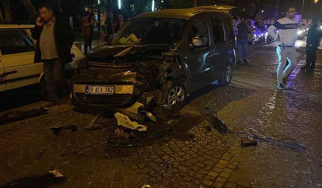 Aydın'da trafik kazasında 1'i polis 3 kişi yaralandı