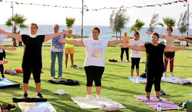 Didim Belediyesi’nin pilates etkinlikleri devam ediyor