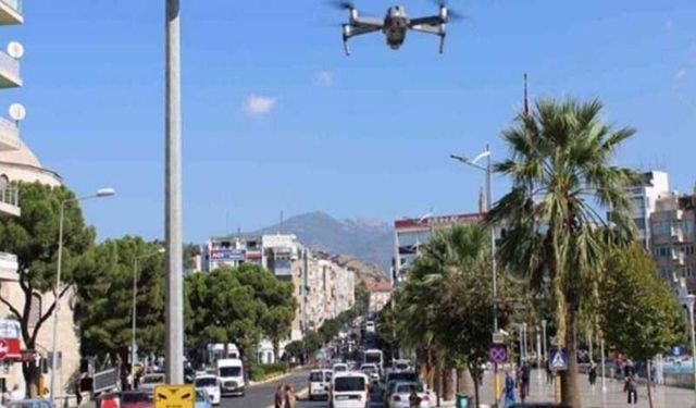 Aydın'da dron destekli trafik denetimi yapıldı