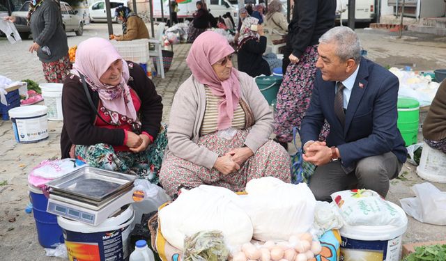 Başkan Kaplan üretici kadınlara köylü pazarı müjdesi verdi