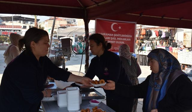 Germencik Belediyesi’nden şehitler için lokma hayrı