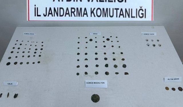 Aydın’da 2 kişi tarihi eser satmaya çalışırken yakalandı