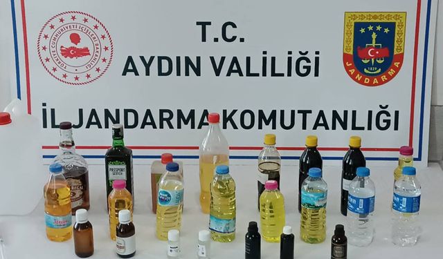 Efeler’de kaçak içki operasyonu