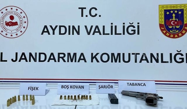 Aydın'da silahla havaya ateş açan şüpheli yakalandı