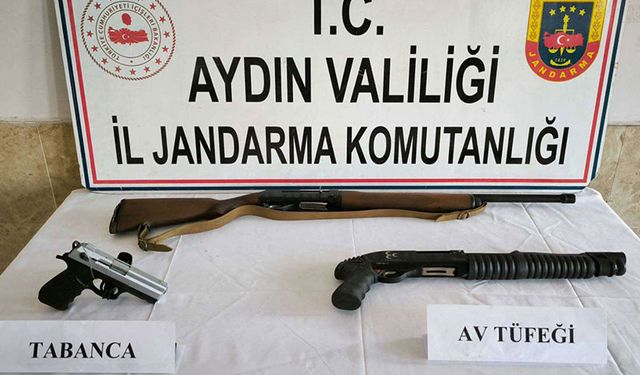 Aydın’da silah kaçakçılığı operasyonu