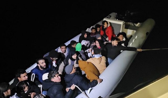 Didim’de 14 düzensiz göçmen yakalandı